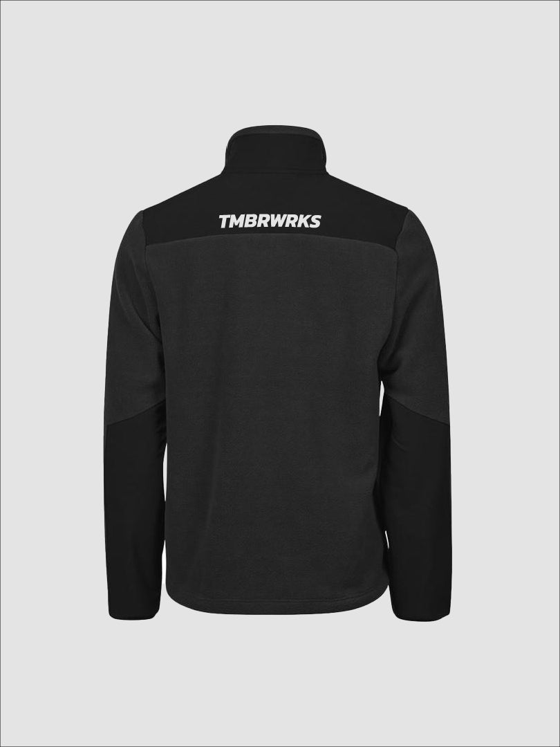 TMBRWRKS Black Signature Fleece Jacket