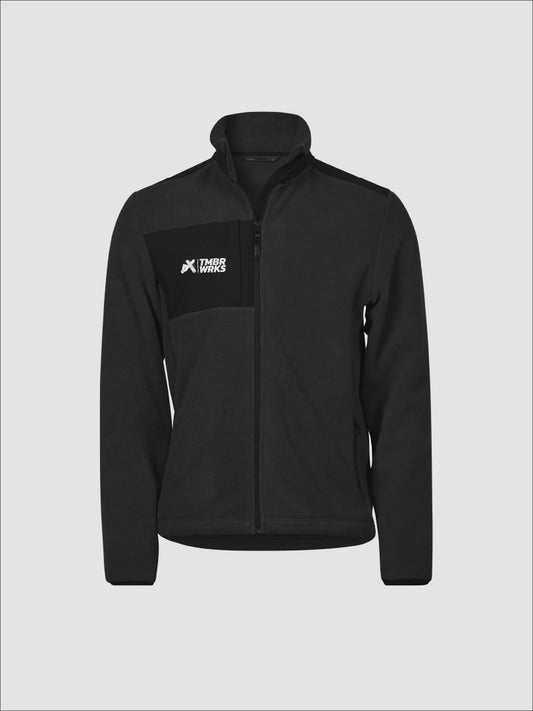 TMBRWRKS Black Signature Fleece Jacket