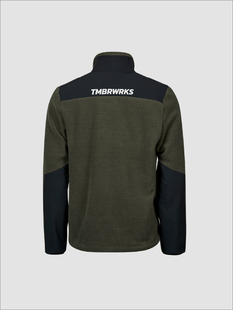 TMBRWRKS Green Signature Fleece Jacket