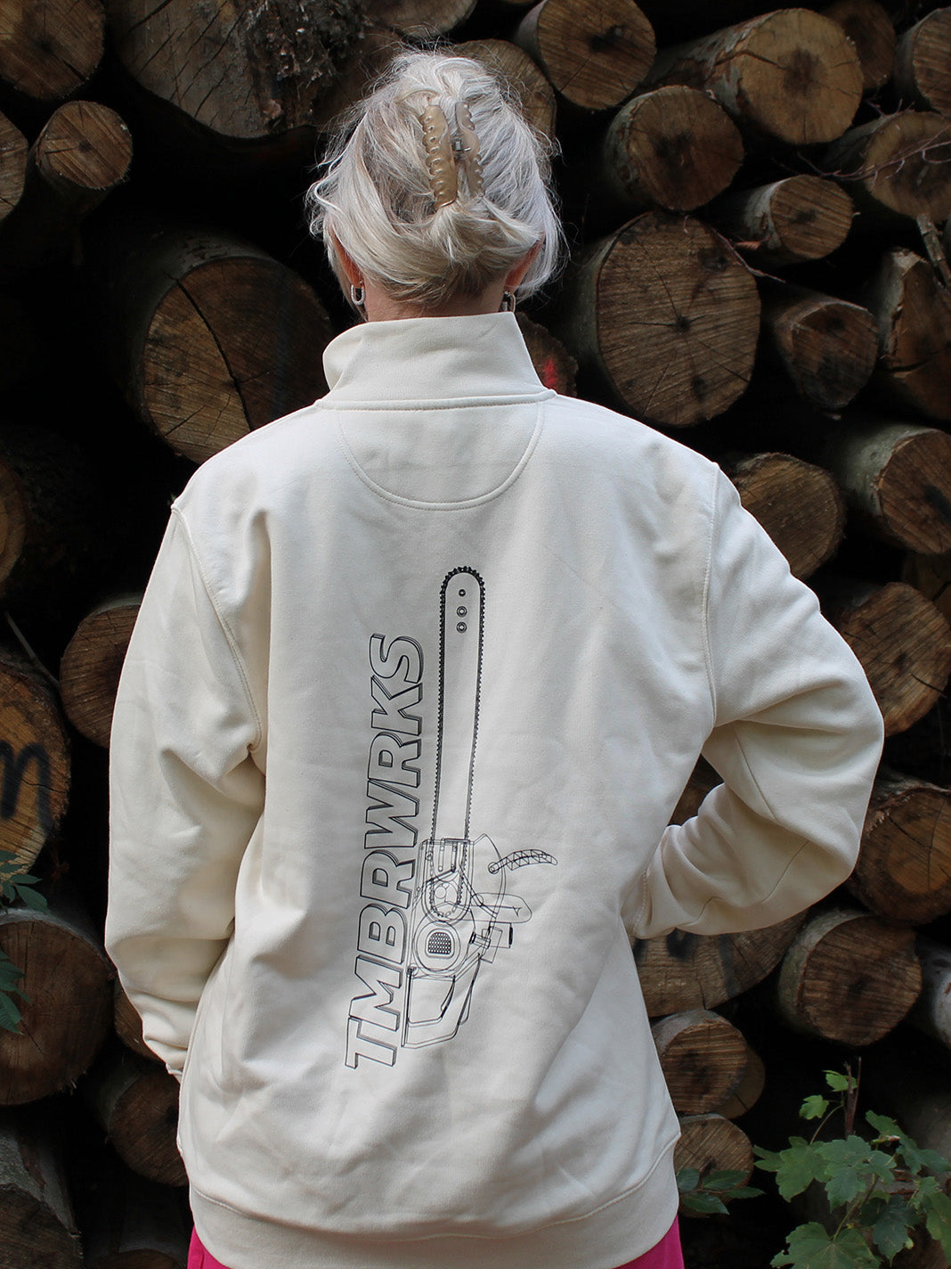 TMBRWRKS Natural Chainsaw Sweatshirt